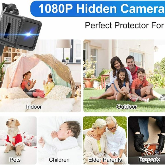 Spy Camera Mini Hidden Camera YEEHAO HD 1080P with Audio Motion Detection IR Nig - Picture 6 of 8